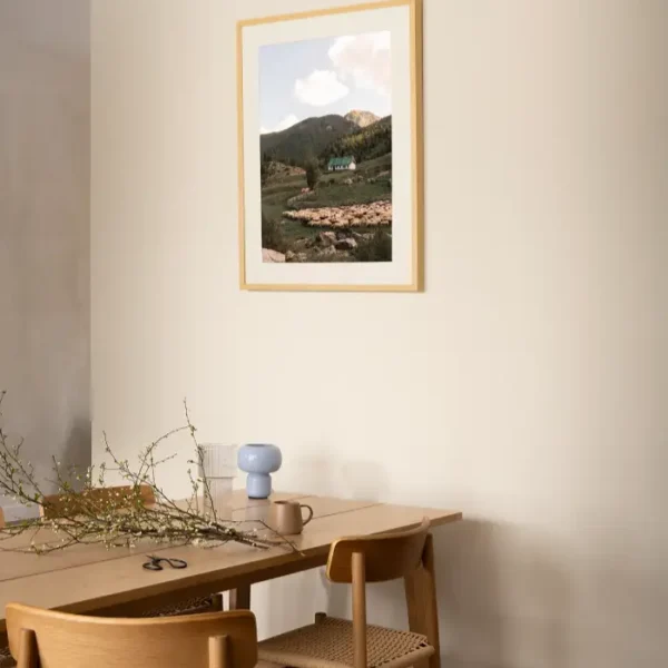 Karaula i stado ovaca na sjeveru Crne Gore - slika na zidu medium
