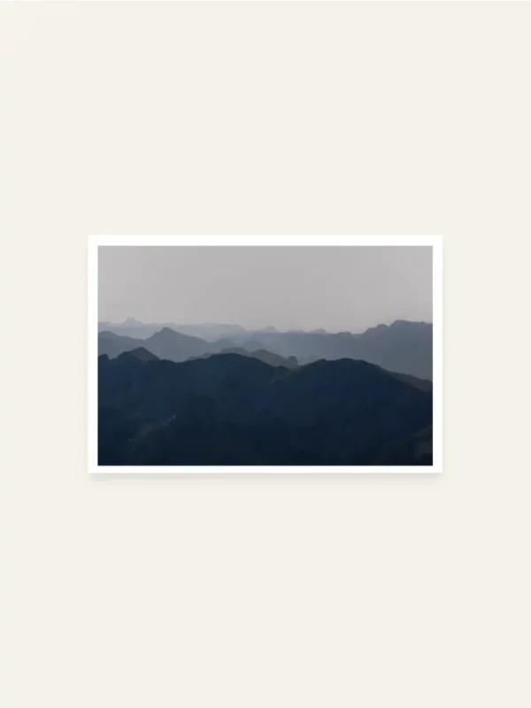 Pogled sa Komova - slika za zid
